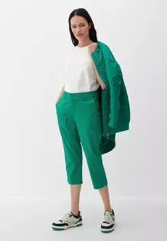 Шорты CAPRI DOPPELTEN GRTELSCHLAUFEN s.Oliver, зеленый