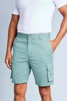 Шорты Cargo Comfort, внутренняя часть штанины 8,5 дюймов (22 см) Cotton Traders, синий