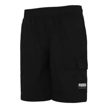 Шорты cargo shorts 'black' Puma, черный