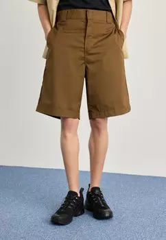 Шорты Carhartt WIP, цвет dark brown
