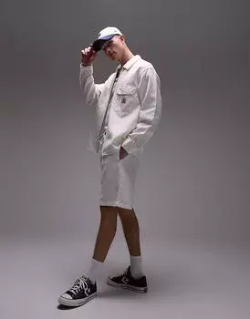 Шорты Carhartt WIP rainer в цвете «кремовый»