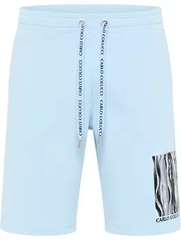 Шорты Carlo Colucci Regular Pants De Pasquale, светло-синий
