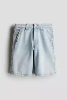 Шорты Carpenter свободного покроя H&M, синий