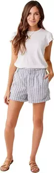 Шорты Carve Designs Journey Linen Shorts, цвет Navy Byron Stripe