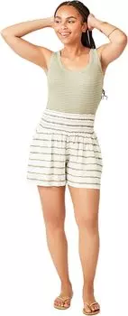 Шорты Carve Designs Leah Shorts, цвет Olive Tie-Dye Stripe
