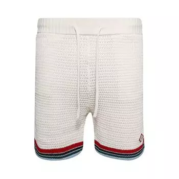 Шорты Casablanca Sporty Crochet Shorts 'White', белый