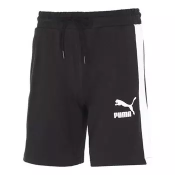 Шорты casual sports breathable lacing shorts black Puma, черный