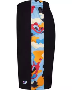 Шорты Champion Abstract Camo Panel Mesh Shorts, черный