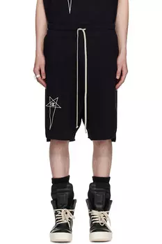 Шорты Champion Edition с фаской Rick Owens, черный