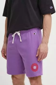 Шорты Champion, фиолетовый