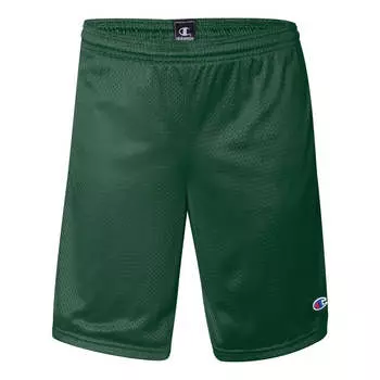 Шорты Champion Polyester Mesh 9 с карманами, цвет athletic dark green