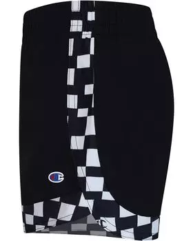 Шорты Champion Woven Shorts Checker All Over Print Piecing, черный