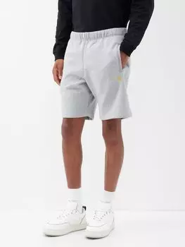 Шорты chase из хлопкового джерси Carhartt WIP, серый