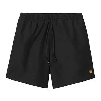 Шорты Chase Swim Trunks Carhartt Wip, цвет Schwarz/Gold