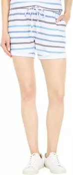Шорты Chaser Recycled Cozy Knit Rolled Shorts, цвет Ocean Ombre Stripe