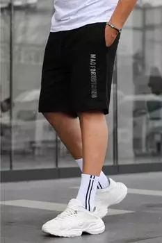 Шорты - черные - нормальная талия Madmext, черный