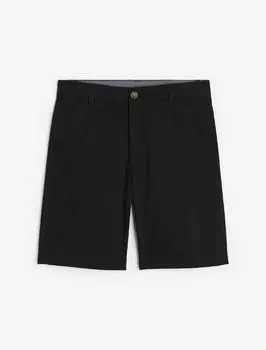 Шорты-чинос H&M Cotton Chino, черный