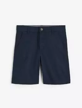 Шорты-чинос H&M Cotton Chino, темно-синий