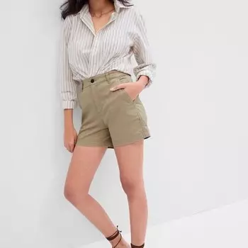 Шорты чинос из эластичного хлопка Gap, бежевый