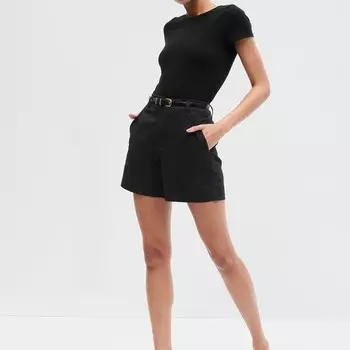 Шорты чинос из эластичного хлопка Gap, черный