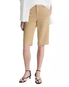 Шорты чинос Mid Rise Vince, коричневый/бежевый