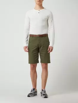 шорты чинос с поясом Review, оливково-зеленый