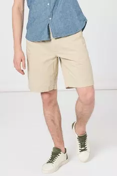 Шорты чинос со средней талией и заклепками Superdry, бежевый
