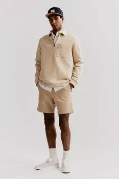 Шорты чинос стандартного кроя H&M, бежевый