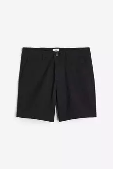 Шорты чинос стандартного кроя H&M, черный