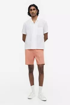 Шорты чинос стандартного кроя H&M, лососево-розовый