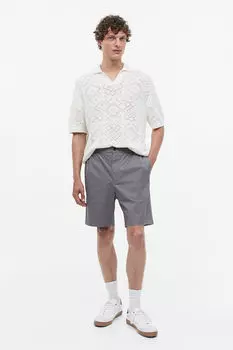 Шорты чинос стандартного кроя H&M, серый