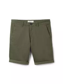 Шорты чинос TOM TAILOR Slim fit Chino Pants, оливковый