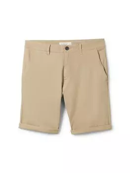 Шорты чинос TOM TAILOR Slim fit Chino Pants, светло-коричневый