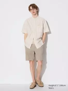 Шорты-Чинос Uniqlo, бежевый