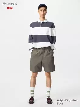Шорты чинос Uniqlo, цвет 57 зеленый