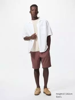 Шорты чинос Uniqlo, коричневый