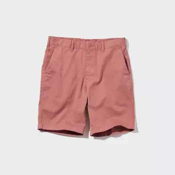 Шорты-чинос Uniqlo короткие, розовый