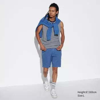Шорты чинос UNIQLO, синий
