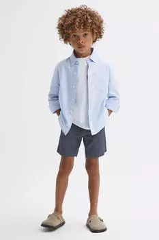 Шорты чинос Wicket Casual Reiss, синий
