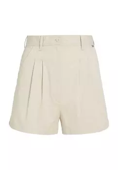 Шорты-чиносы, боковые карманы, бирка, женские TOMMY Jeans, цвет Acg Newsprint