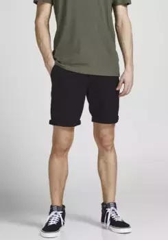 Шорты-чиносы Jack & Jones "DAVE CHINO SHORTS", черный
