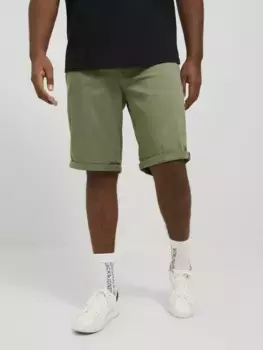 Шорты-чиносы Jack & Jones PlusSize "JPSTBOWIE JJSHORTS SOLID SA SN PLS", зеленый