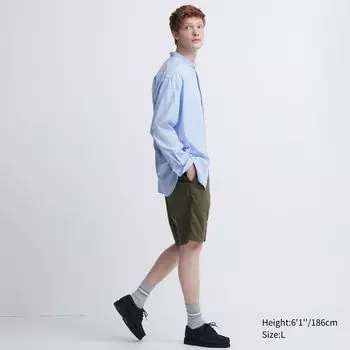 Шорты-чиносы (короткометражные) Uniqlo, оливковый