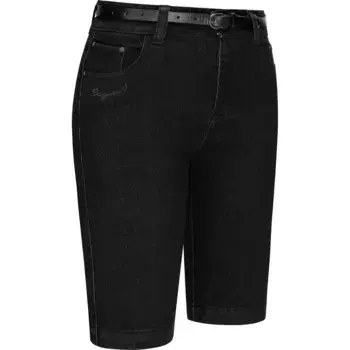 Шорты-чиносы Ragwear "Бобины", короткие летние брюки со стильным поясом, черный