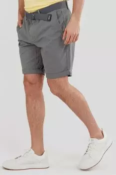 Шорты-Чиносы с поясом Fundango, серый
