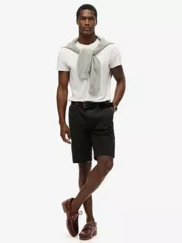 Шорты-чиносы Superdry, цвет Washed Black