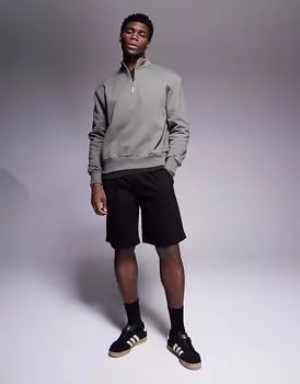 Шорты-чиносы свободного кроя ADPT черного цвета