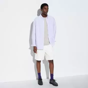 Шорты-чиносы Uniqlo свободного кроя, белый