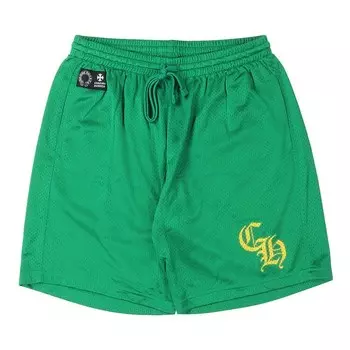 Шорты Chrome Hearts Mesh Shorts Green, зеленый