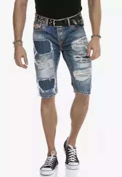 Шорты Cipo & Baxx в потертом виде, синий